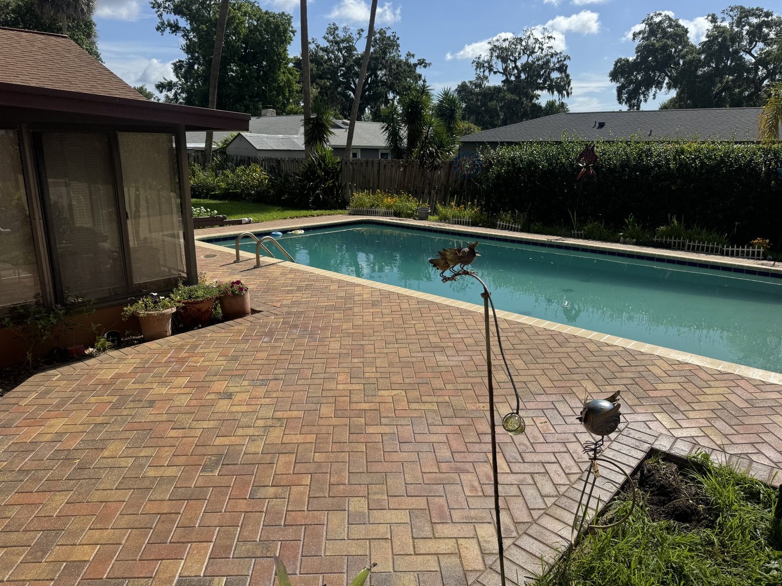 After pressure washing photo for Project 04