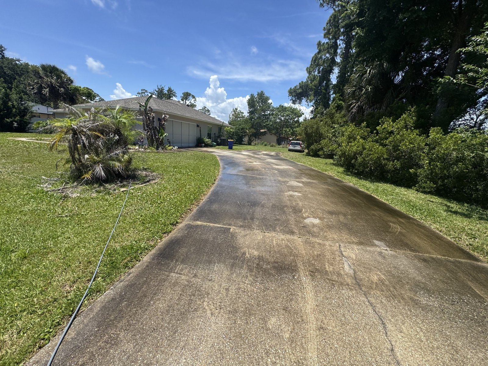 After pressure washing photo for Project 06