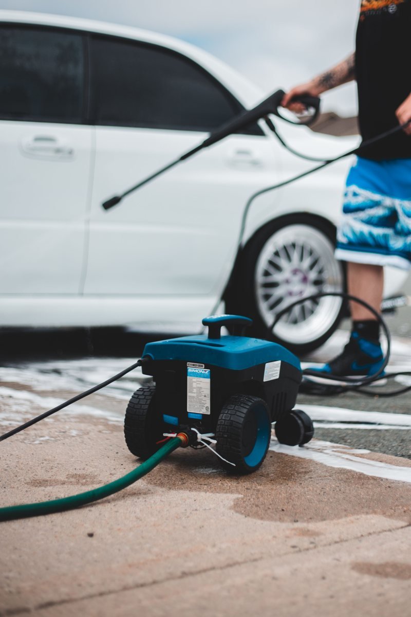 Pressure washing equipment